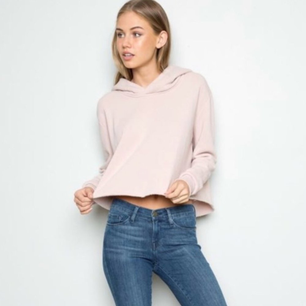 Brandy Melville Cropped Lennon Hoodie